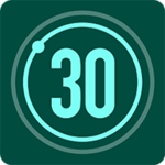 30 day fitness challenge android application logo